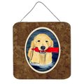 Micasa Golden Retriever Aluminium Metal Wall Or Door Hanging Prints MI232561